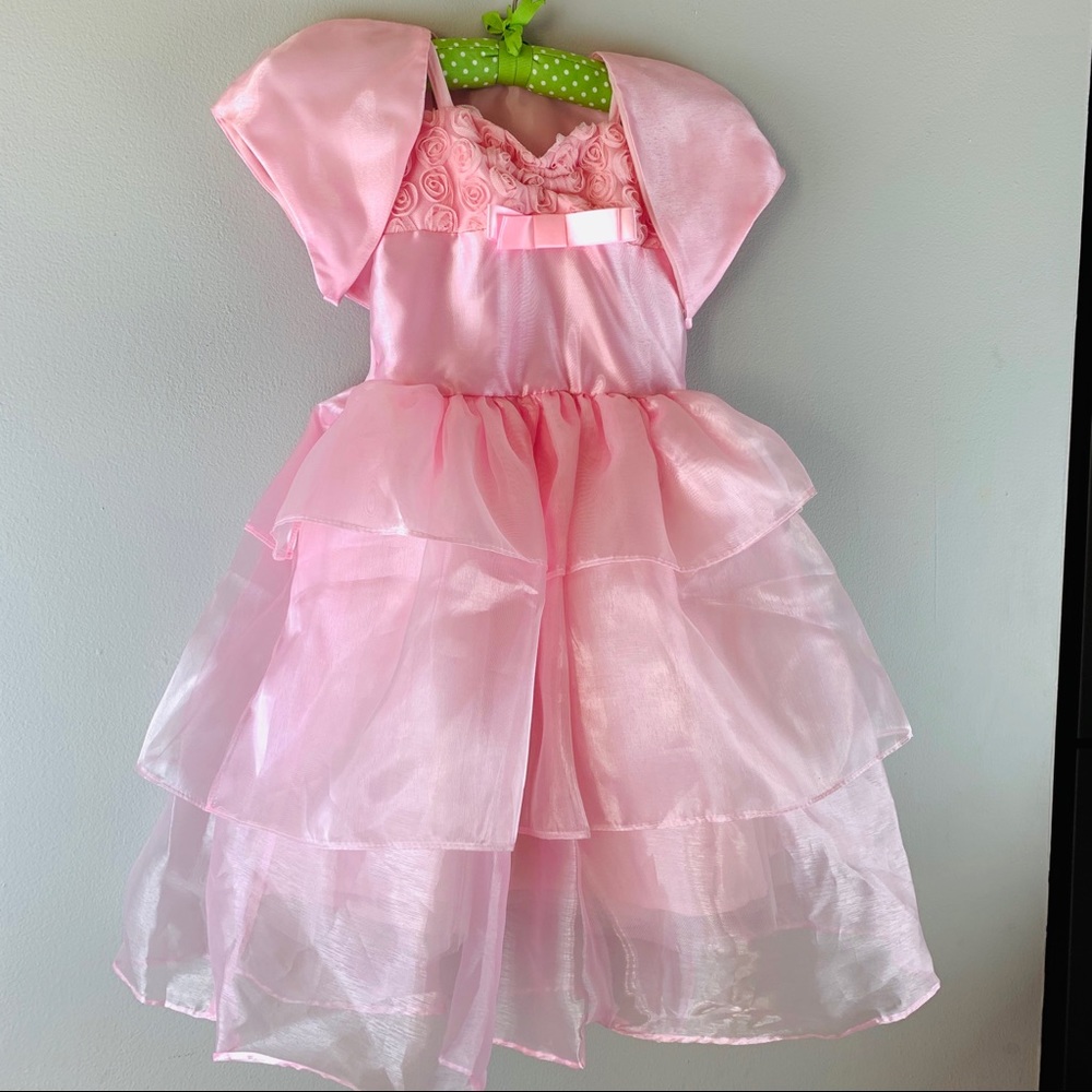 Pink Princess-Birthday-Flower Girl /Shawl
